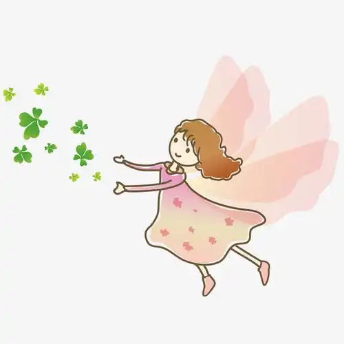 矢量可爱花仙子素材