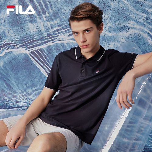 polofila斐乐男子2021年夏季新款休闲短袖运动polo衫