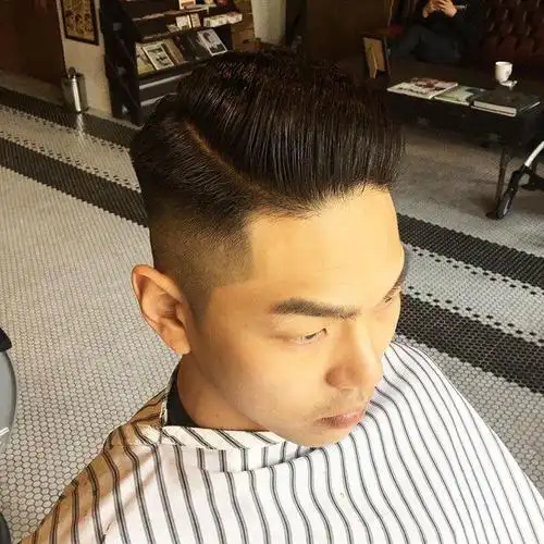 精选男生复古背头,油头发型,要有型,就这样剪