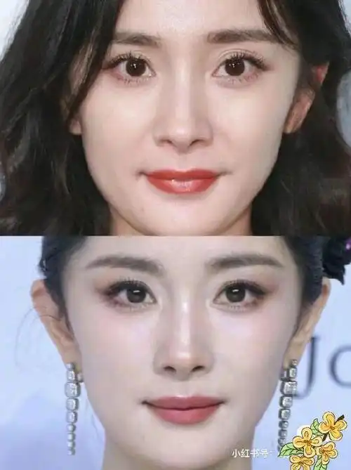 喜欢杨幂十几年,突然发现她的下巴有颗痣哎