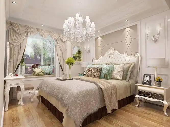 2017欧式风格卧室梳妆台装修图大全