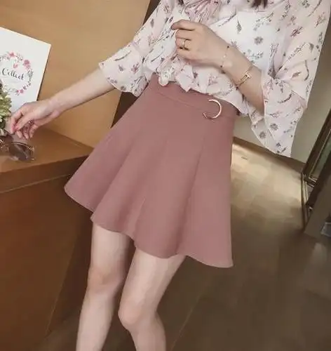 小个子女生必备短款半身裙 显高又显瘦(图)