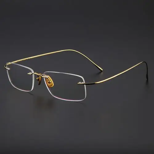 男士眼镜框 近视 商务 金色大额优惠券