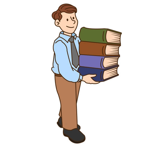 手绘矢量教师节卡通老师形象