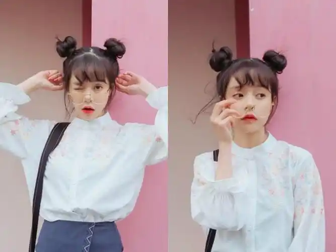 超个性双丸子头发型解锁丸子新面孔