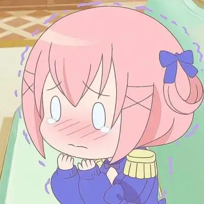 可爱优质动漫女头脸红图片