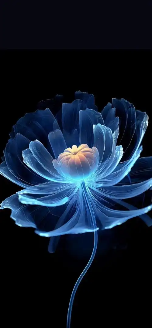 花卉壁纸,闪烁着荧光,漂亮极了