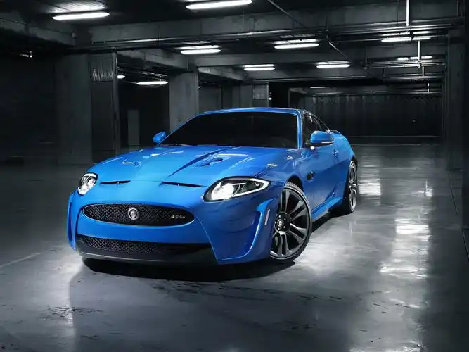 捷豹蓝色车 桌布 - 1600x1200