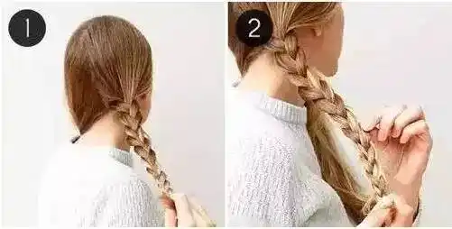 三股辫的编发教程三股辫盘发发型步骤详解
