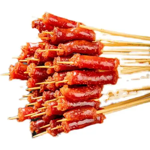 小串腊肠商用1000串冷冻冻肉香肠一口肠涮串火锅香肠