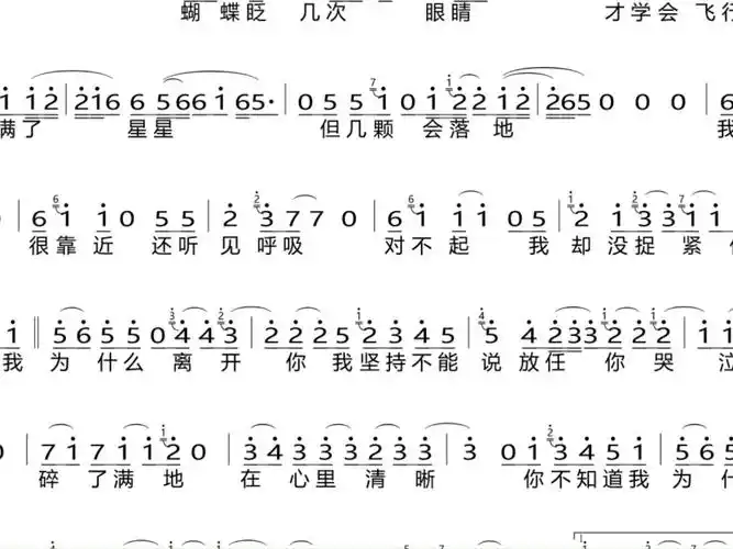 你不知道的事钢琴谱,简谱