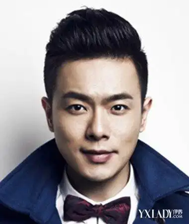 图分享男士大背头烫发时尚烫发展现潮男魅力