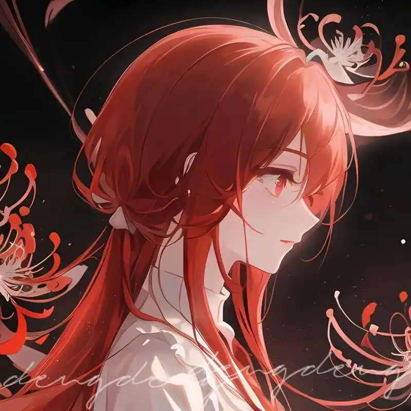 见花不见叶,见叶不见花|彼岸花情头 投稿人:.小米 .暮色沉溺 若夏