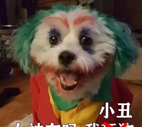 最近很火的小丑表情包,来拿图