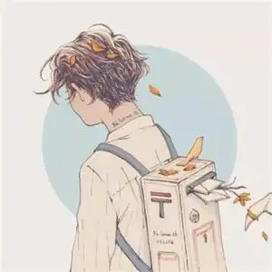 男生头像背影帅气阳光情侣头像动漫图片