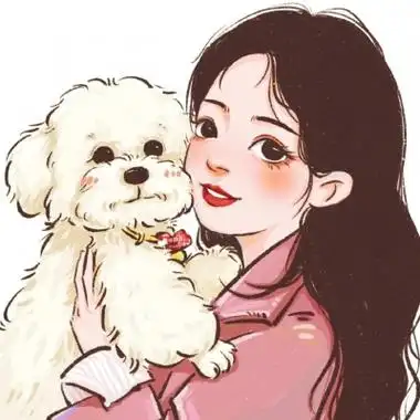 抱狗狗的女孩头像676767小红书08四月