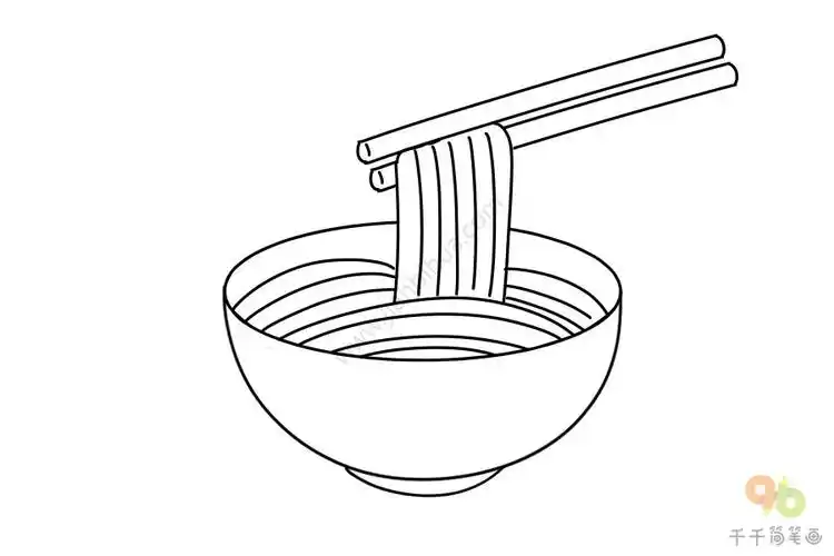 面条简笔画儿童学画
