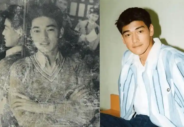 还有比金城武更帅的人有他爸爸