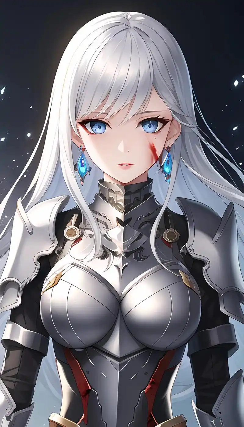 酷酷的白发女神,#二次元女神 #次元裂缝已打开 #动漫老婆 - 抖音