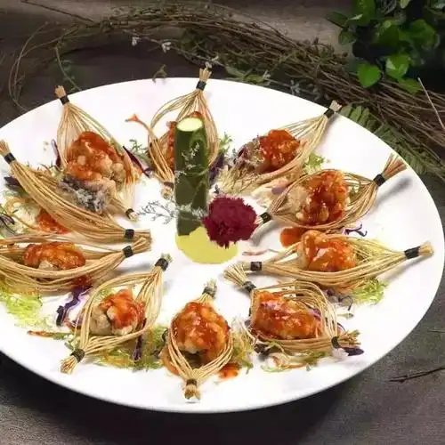 大师分享九道手工旺菜摆盘精美味形动人成本低毛利高