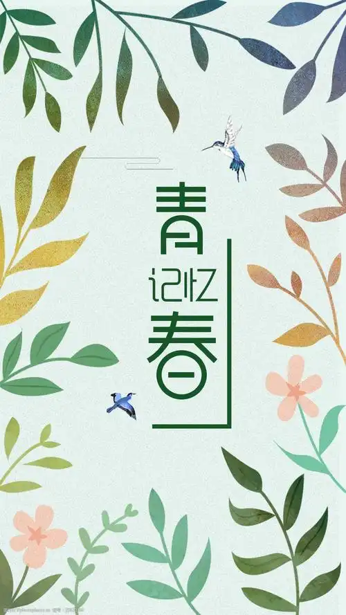 青春记忆公益海报