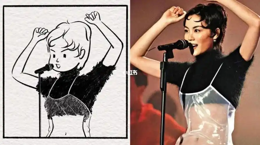 极简q版头像王菲2