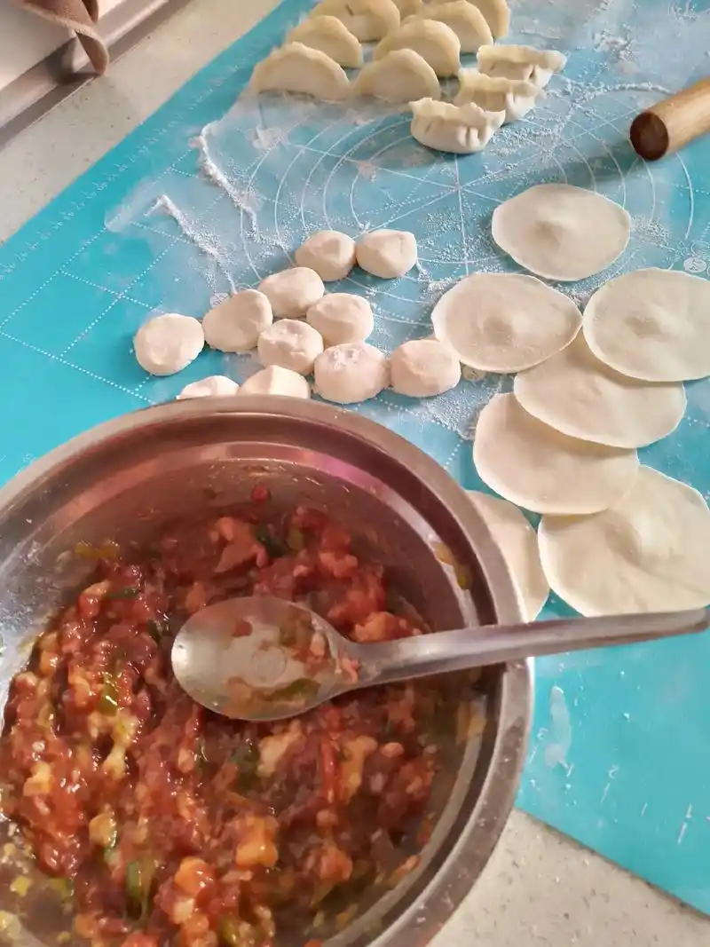 手工包饺子 ,自己动手丰衣足食  - 抖音