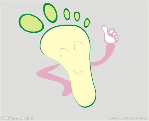 可爱脚丫子简笔画