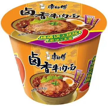 康师傅秘制香菇卤香牛肉面107g/桶