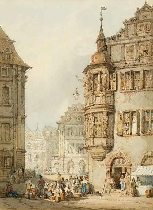 英国艺术家samuel prout建筑手绘作品欣赏