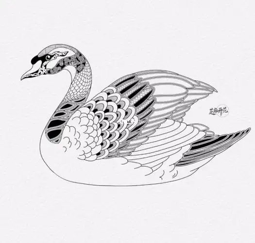 黑白装饰画视频版