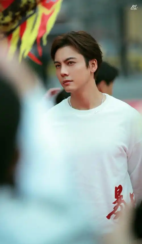 陈伟霆汕头小公园宣传新电影