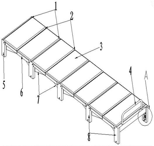 一种稳定型承重折叠床的制作方法