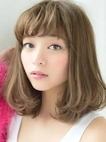 三七分内扣中长发 大脸救星