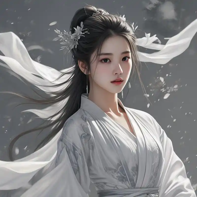 古风头像女白衣94清雅脱俗