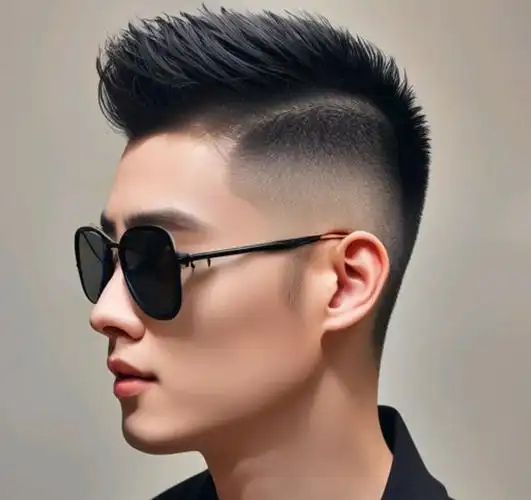 2024尝试时尚男士发型的不二选择:圆寸头,飞机头,分头发型