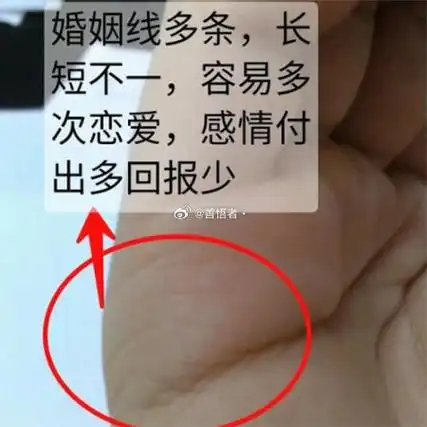 拥有三条婚姻线的人,恋爱经历丰富,但成功的感情却不多.