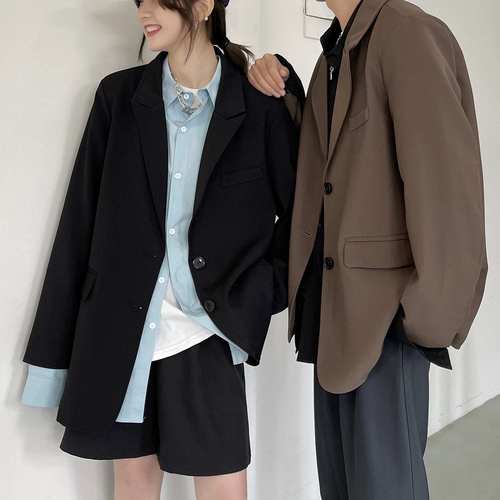 c316 xz604 p98秋装新款百搭情侣装男女款西服休闲西装套装