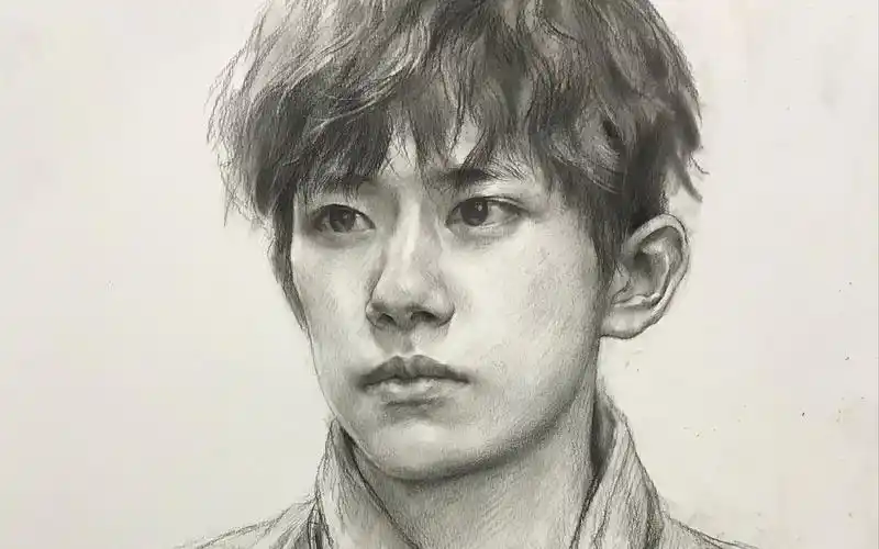 助力艺考 | 应锡强-易烊千玺素描直播回放 讲解:蒋铭科