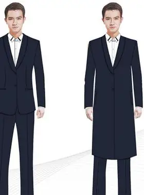 中国葛洲坝集团房产西服套装物业客服前台西装管理员毛料西装定制