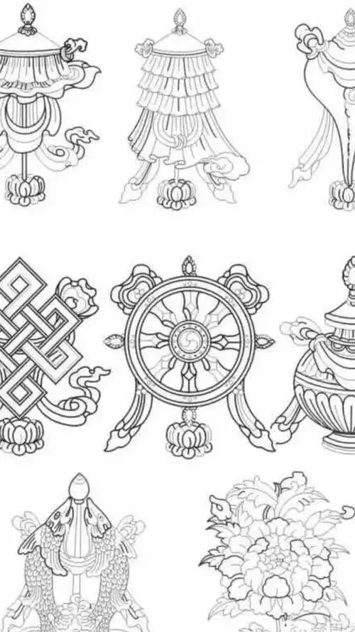 佛教八吉祥,见者增祥瑞!__凤凰网