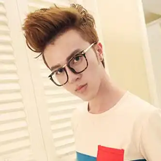 莫西干式飞机头短发图片潮男发型两边剪短帅气清爽