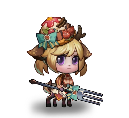 糕点少女甜蜜补给小冰冰传奇小鹿新皮肤甜美亮相