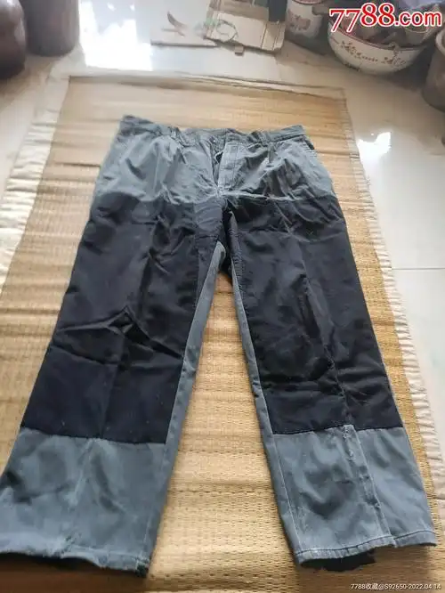 怀旧老手工补丁前开门裤