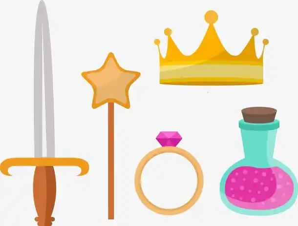 卡通物品矢量图