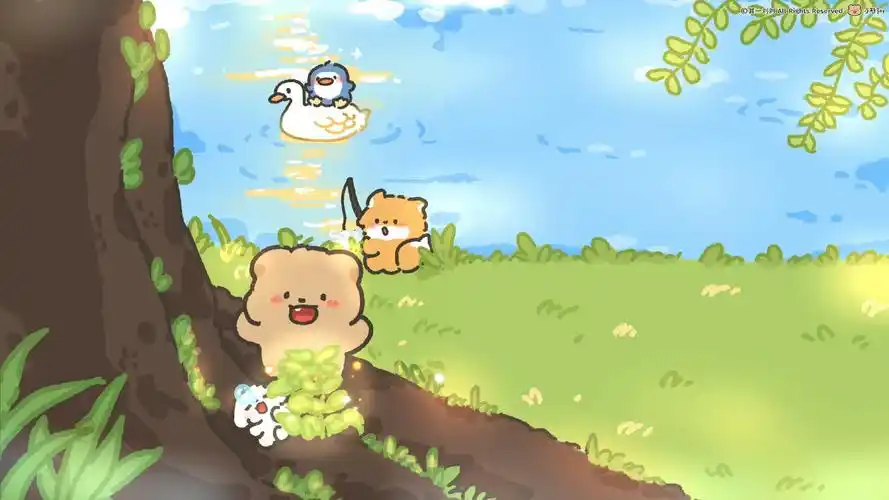 可爱小熊ipad电脑壁纸