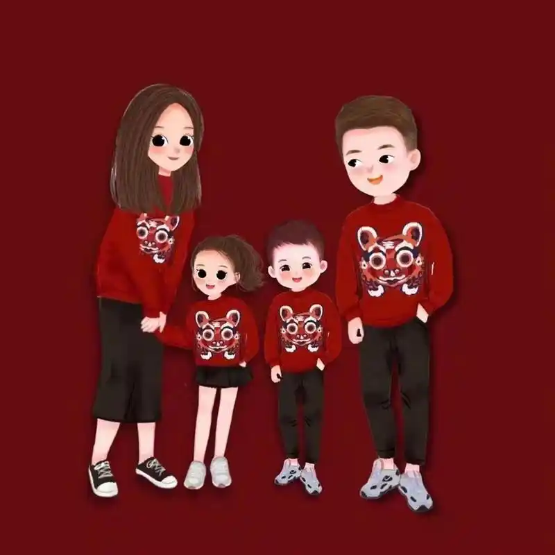 一家四口头像背景图壁纸 (姐弟 兄弟 姐妹 一家四口头像背景图壁纸