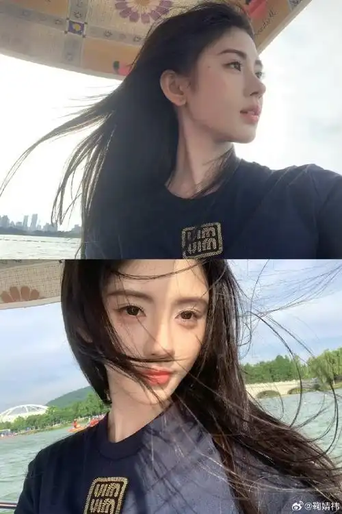 鞠婧祎初恋丸子头##鞠婧祎