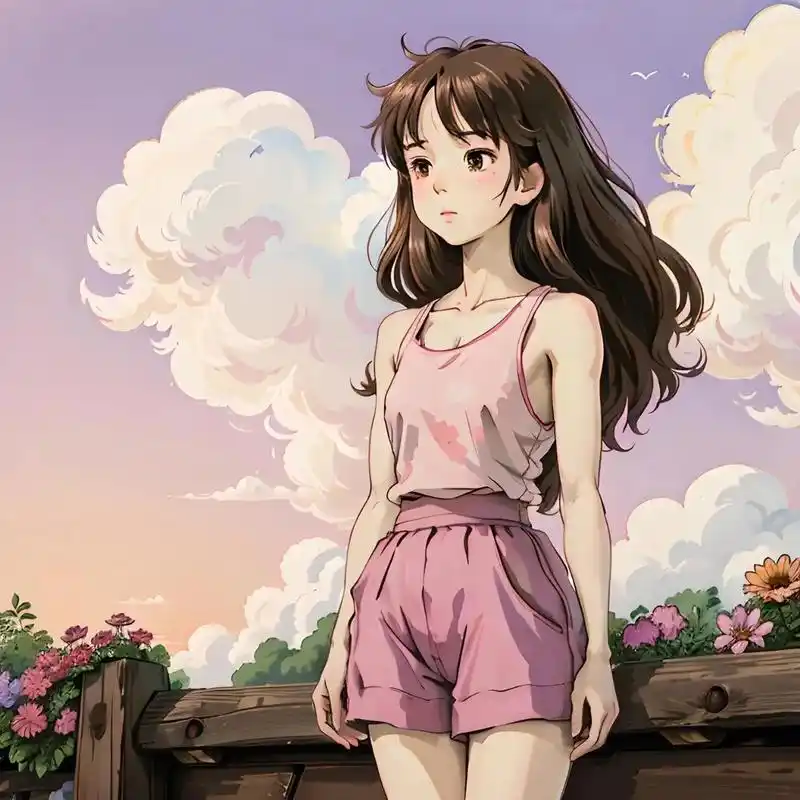 等风来,夏日少女头像版2 甜甜的夏天就要来啦,让我们一起迎接夏天叭!