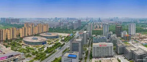 苏北城市宿迁的美丽城建